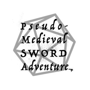 Pseudo-Medieval Sword Adventure - Womens Crop Tee Design