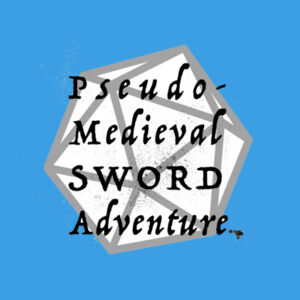 Pseudo-Medieval Sword Adventure - Mens Origin Hoodie - Collection 300 Design