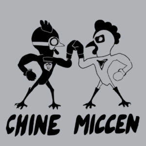 Mince Fist Vs. Chicken Fist - Womens Oversize Crew Design