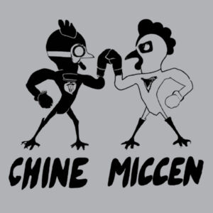Mince Fist Vs. Chicken Fist - Mens Heavy Crew Design