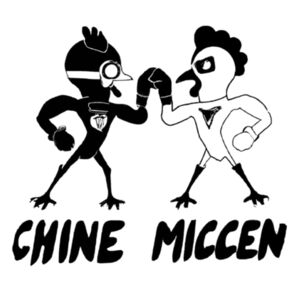 Mince Fist Vs. Chicken Fist - Mens Staple V Neck Tee Design
