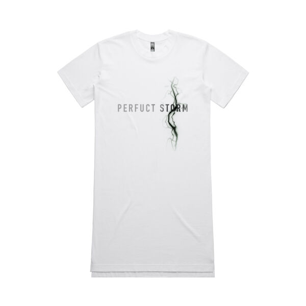 White Lightning design - Womens Oversized Dress Thumbnail