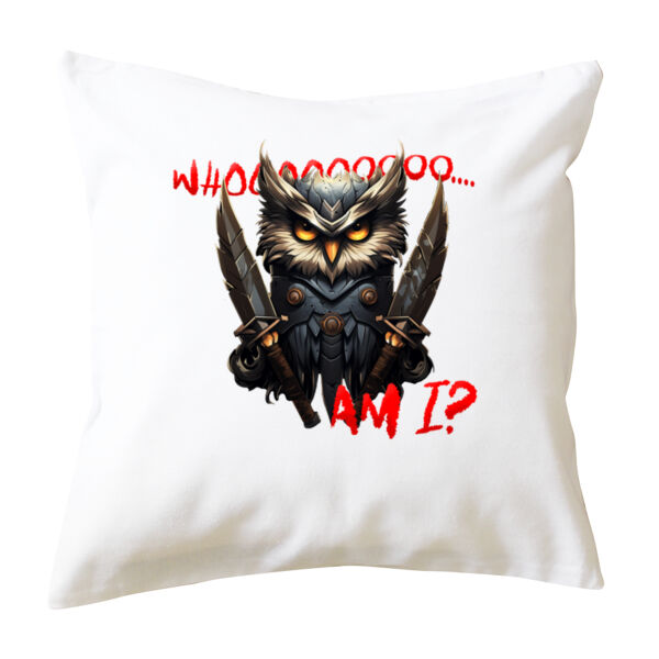 Anonymous Pointy Nocturnal Bird of Prey - Cushion cover Thumbnail